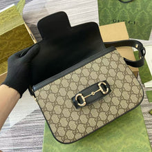 Load image into Gallery viewer, GC690 Gucci Horsebit 1955 Soft Small Shoulder Bag / HIGHEST QUALITY VERSION / 10.2&quot;W x 6.8&quot;H x 4&quot;D
