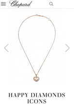 Load image into Gallery viewer, JW632 Cp Happy Diamonds Icons Necklace
