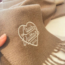 Load image into Gallery viewer, CLTH312 LV Cashmere Scarf / 11.8x70.9inch
