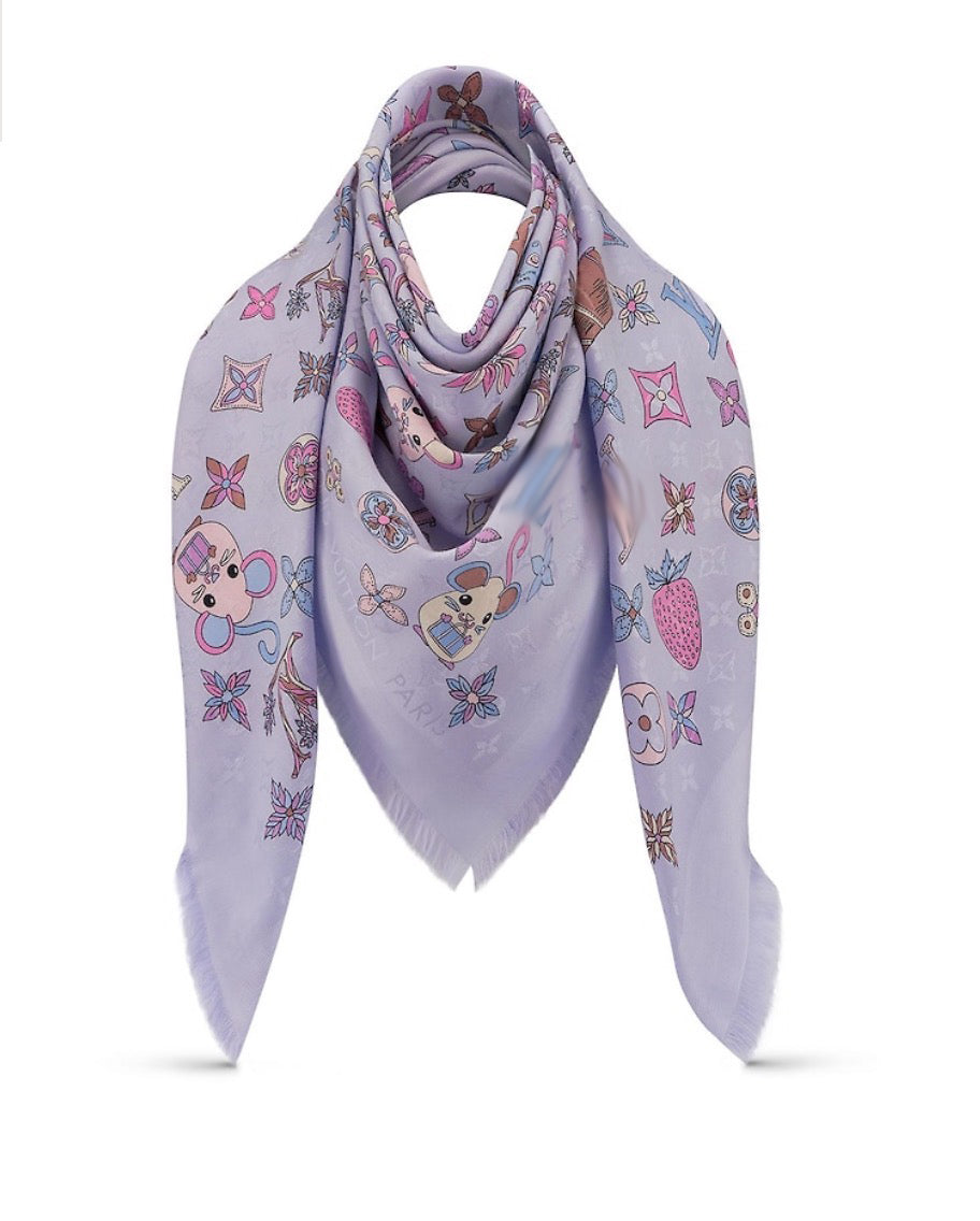 CLTH006 140x140cm  100%Silk