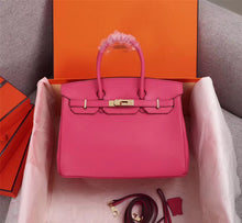 Load image into Gallery viewer, HM012  Birkin25(9.8x7.9x4.7inch) Birkin30(11.8x9.1x5.9inch)  Birkin35(13.9x11.4x7.9inch)
