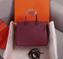 Load image into Gallery viewer, HM020  Birkin25(9.8x7.9x4.7inch) Birkin30(11.8x9.1x5.9inch)  Birkin35(13.9x11.4x7.9inch)
