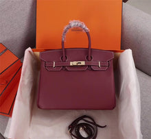 Load image into Gallery viewer, HM020  Birkin25(9.8x7.9x4.7inch) Birkin30(11.8x9.1x5.9inch)  Birkin35(13.9x11.4x7.9inch)
