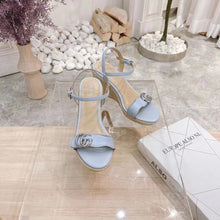 Load image into Gallery viewer, SE494  Size 5-10  Heels:8cm Material: Sheep skin Sole: Rubber leather

