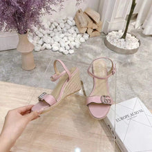 Load image into Gallery viewer, SE495 Size 5-10 Heels:8cm Material: Sheep skin Sole: Rubber leather
