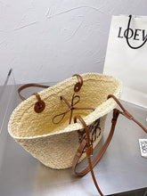 Load image into Gallery viewer, LWE021 Small Anagram Basket bag / 11x9.5inch
