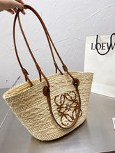 Load image into Gallery viewer, LWE021 Small Anagram Basket bag / 11x9.5inch
