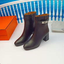 Load image into Gallery viewer, SE658 Size 4-10  Heels:7cm Material: Cowhide  Lining: Sheep skin Sole: Italian leather
