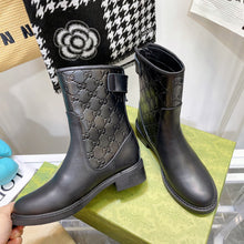 Load image into Gallery viewer, SE695  Size 4-10    Heel:4cm Material: Cowhide  Lining: Sheep skin Sole: Rubber
