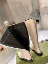 Load image into Gallery viewer, SE701  Size 5-10   Heels:3cm Shaft measures approximately 15.5” from arch Material: Cowhide  Lining: Sheep skin
