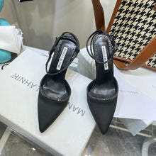 Load image into Gallery viewer, SE768  Heels:9cm Material: Silk Lining: Sheep skin Sole: Italian leather Size4-11
