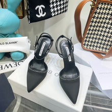 Load image into Gallery viewer, SE768  Heels:9cm Material: Silk Lining: Sheep skin Sole: Italian leather Size4-11
