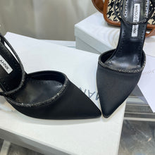 Load image into Gallery viewer, SE768  Heels:9cm Material: Silk Lining: Sheep skin Sole: Italian leather Size4-11
