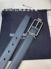 Load image into Gallery viewer, BL194 YSL New Cossandre Buckle Belt in Smooth Leather/ 20mm, 30mm
