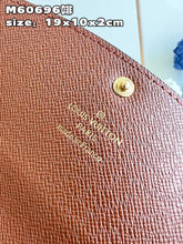 Load image into Gallery viewer, LB740 Emilie Wallet / HIGHEST QUALITY VERSION / 7.5 x 3.9 x 0.8 inches
