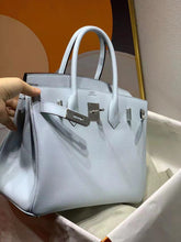 Load image into Gallery viewer, HM060 Birkin in Blue Pale /  HIGHEST QUALITY VERSION
