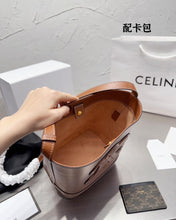 Load image into Gallery viewer, CL095 SMALL BUCKET CUIR TRIOMPHE (Gift with Card Holder)
