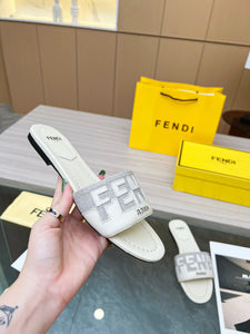 SE1036 FENDI Signature Slides / Size5-11