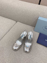 Load image into Gallery viewer, SE861 PD Metallic Leather Slingback Pumps / Size5-10
