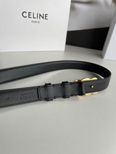 Load image into Gallery viewer, BL174 CLE Triomphe Belt in Smooth Calfskin Black/Brown
