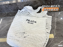 Load image into Gallery viewer, PD197 Raffia Tote Bag / 15.7x15.7inch

