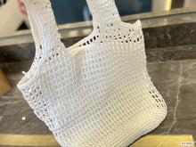 Load image into Gallery viewer, PD197 Raffia Tote Bag / 15.7x15.7inch
