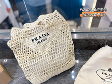 Load image into Gallery viewer, PD197 Raffia Tote Bag / 15.7x15.7inch
