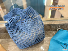 Load image into Gallery viewer, PD197 Raffia Tote Bag / 15.7x15.7inch
