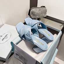 Load image into Gallery viewer, SE922 PD Quilted nappa leather heeled sandals / Size5-11
