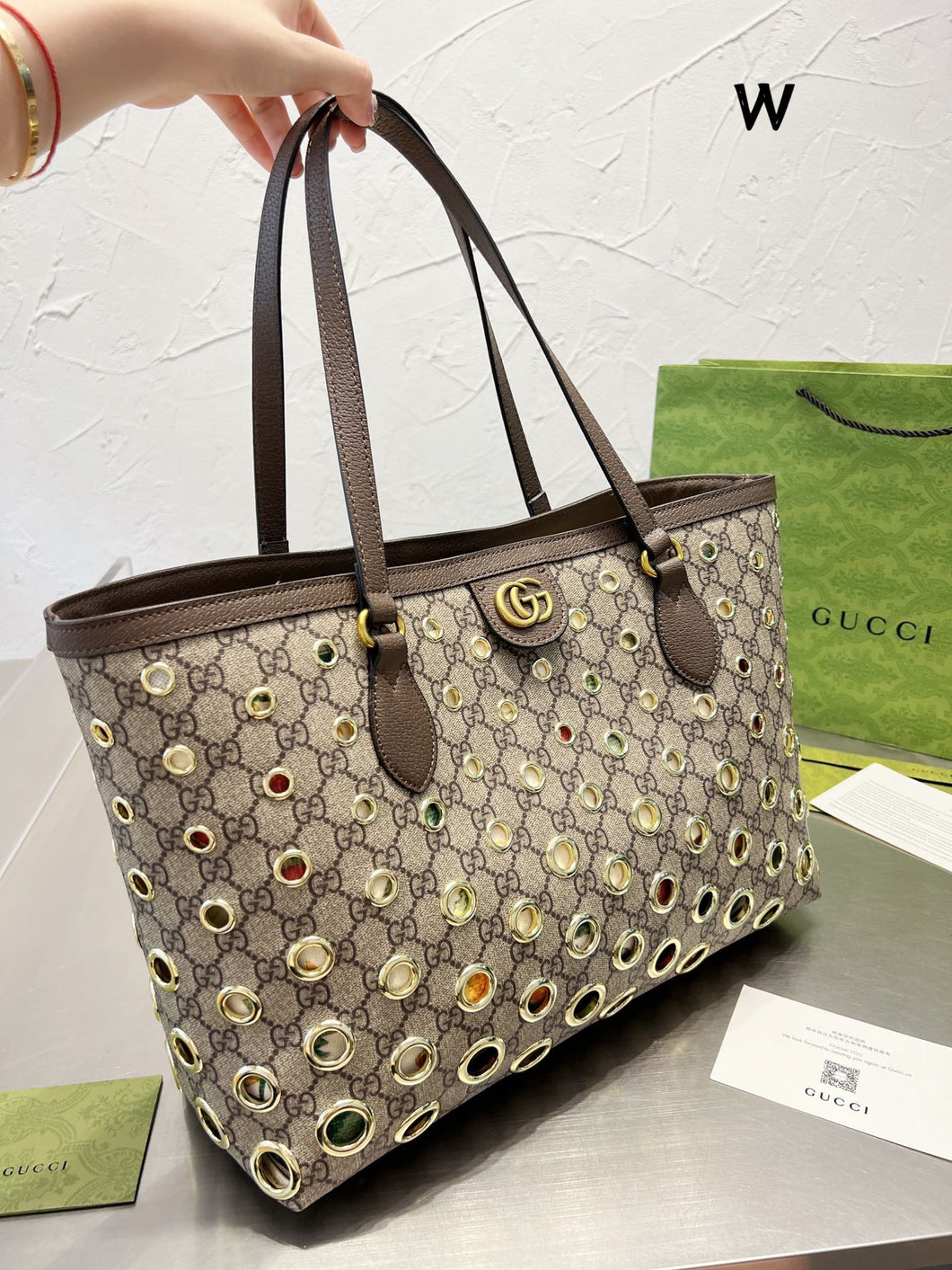 GC480 Ophidia GG Medium Tote / 15