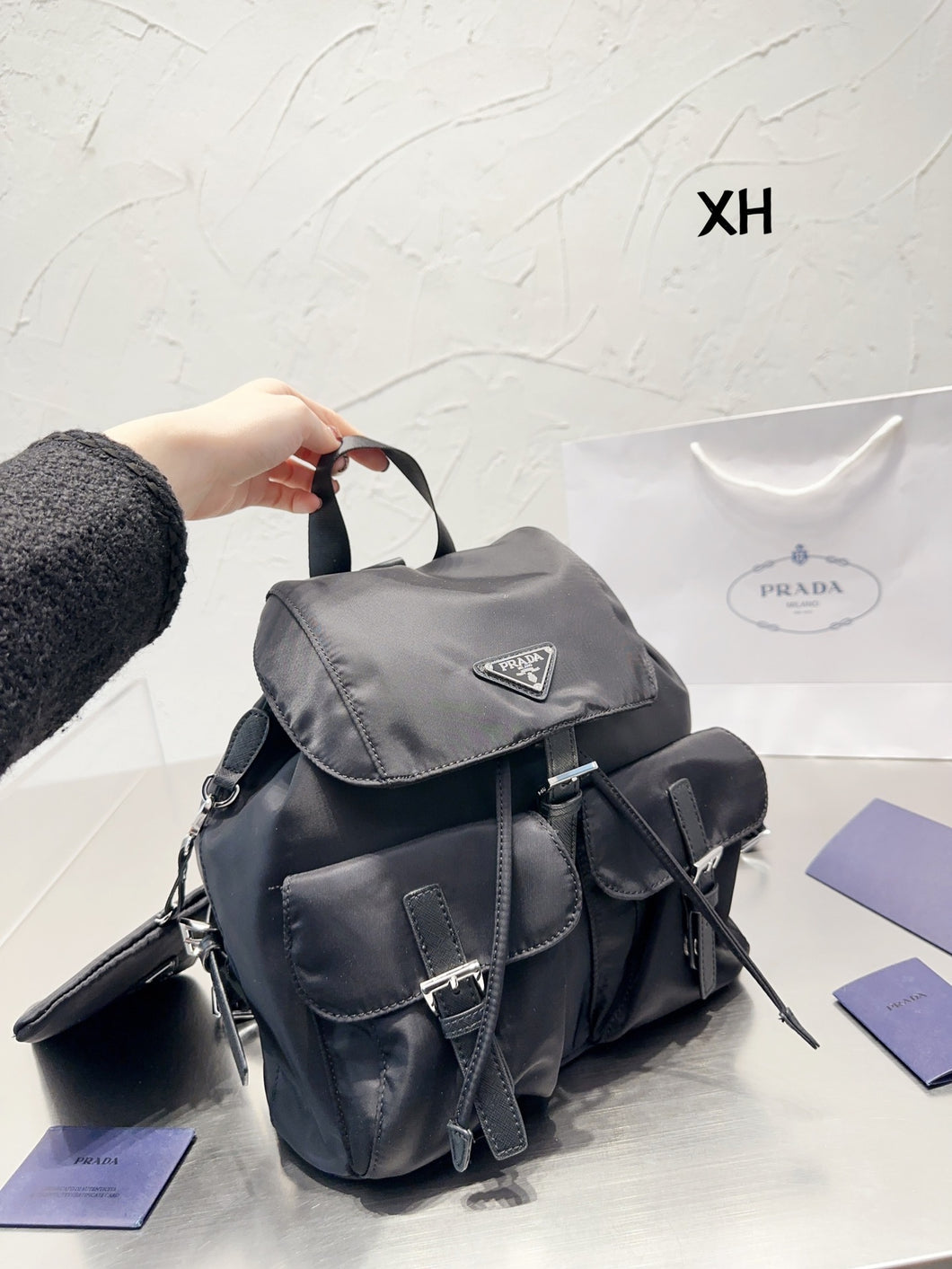 PD215 Re-Nylon Backpack / 11x5.5x11.8inch