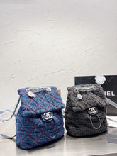 Load image into Gallery viewer, CC610 Mini Denim Backpack / 8.7x10.6inch
