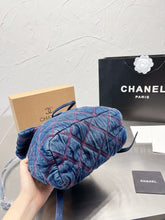 Load image into Gallery viewer, CC610 Mini Denim Backpack / 8.7x10.6inch
