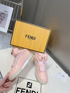 SE996 Fendi Match Pink Nylon high-tops / Size5-10