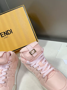 SE996 Fendi Match Pink Nylon high-tops / Size5-10