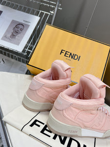 SE996 Fendi Match Pink Nylon high-tops / Size5-10