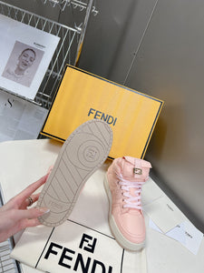 SE996 Fendi Match Pink Nylon high-tops / Size5-10