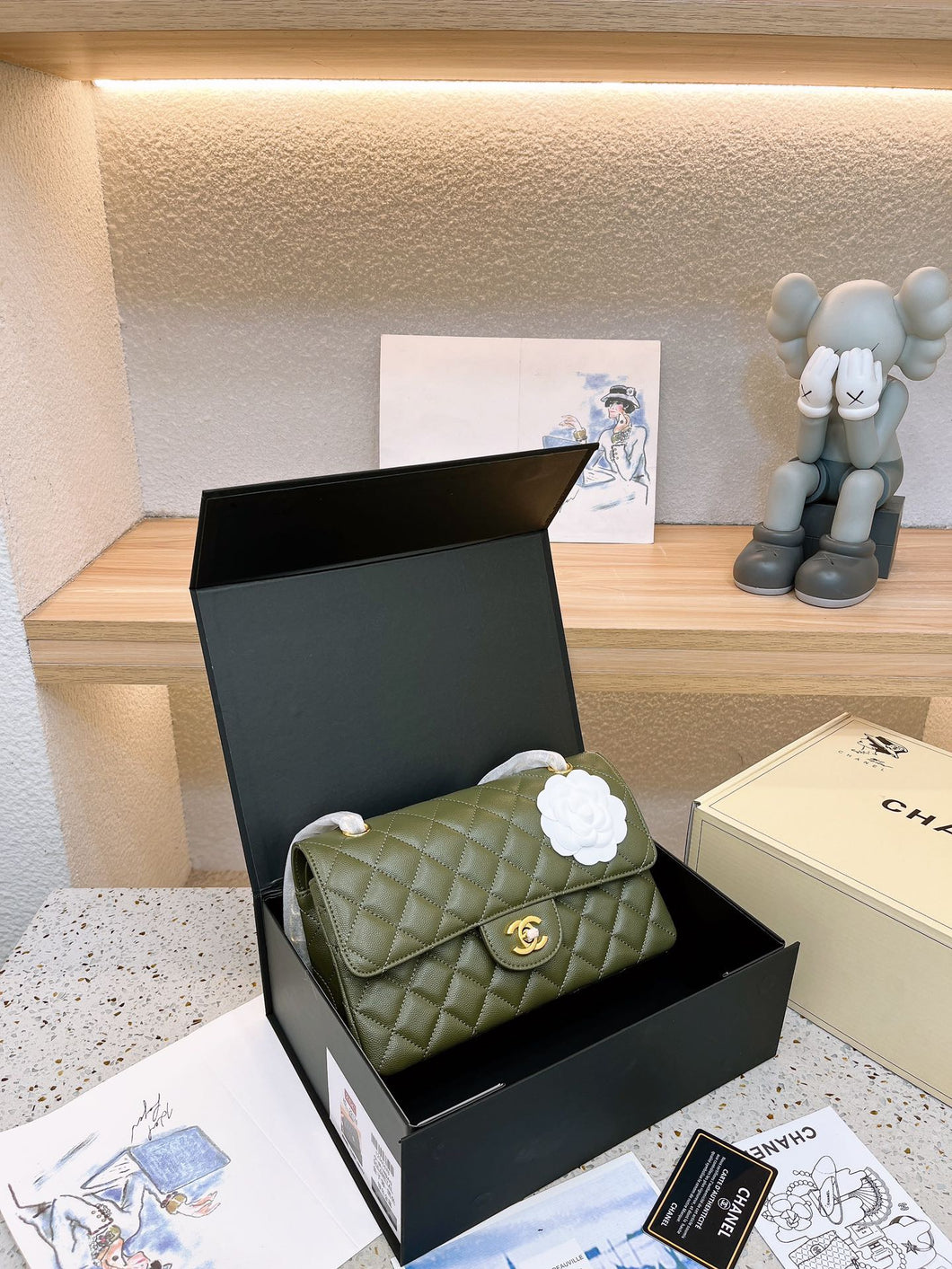 CC673 Classic Handbag / 9.8x15.5x6.5inch