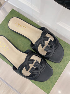 SE893 GC Women's Interlocking G cut-out Slide Sandal / Size5-10