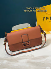 Load image into Gallery viewer, FF137 Leather Baguette Bag / 10.2x5.5x1.56inch
