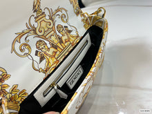 Load image into Gallery viewer, FF142 Fendi x Versace Leather Baguette Bag / 10.2x5.5x1.5inch
