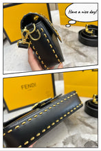 Load image into Gallery viewer, FF143 Leather Baguette Bag / 10.2x5.5x1.5inch
