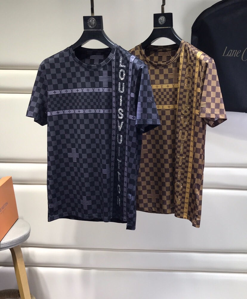CLTH261 LB Damier T-Shirt / M/L/XL/XXL/XXXL