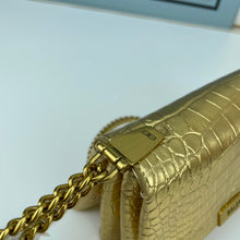 Load image into Gallery viewer, BCG030 BCG Triplet Wallet With Chain Crocodile Embossed / 8.3x3.1x4.9inch
