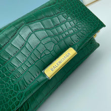 Load image into Gallery viewer, BCG033 BCG Triplet Wallet With Chain Crocodile Embossed / 8.3x3.1x4.9inch
