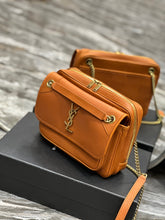 Load image into Gallery viewer, YSK223 Niki Camera Bag in Smooth Leather / HIGHEST QUALITY VERSION / 10.2 x 7.5 x 3/5 inches
