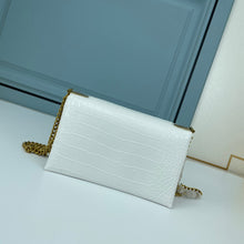 Load image into Gallery viewer, BCG034 BCG Triplet Wallet With Chain Crocodile Embossed / 8.3x3.1x4.9inch
