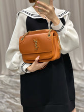 Load image into Gallery viewer, YSK223 Niki Camera Bag in Smooth Leather / HIGHEST QUALITY VERSION / 10.2 x 7.5 x 3/5 inches
