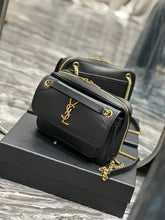 Load image into Gallery viewer, YSK224 Niki Camera Bag in Smooth Leather / HIGHEST QUALITY VERSION / 10.2 x 7.5 x 3/5 inches
