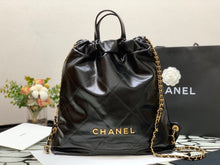 Load image into Gallery viewer, CC675 Large Back Pack CHANEL 22 / HIGHEST QUALITY VERSION / 19.9 × 15.6 × 3.5 in
